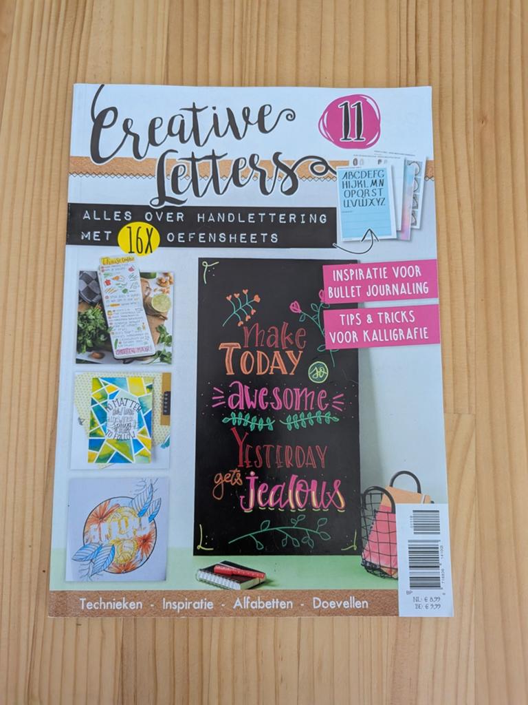 Creative letters tijdschrift met alle oefeningen en stensels, Ophalen of Verzenden, Nieuw, Sport en Vrije tijd
