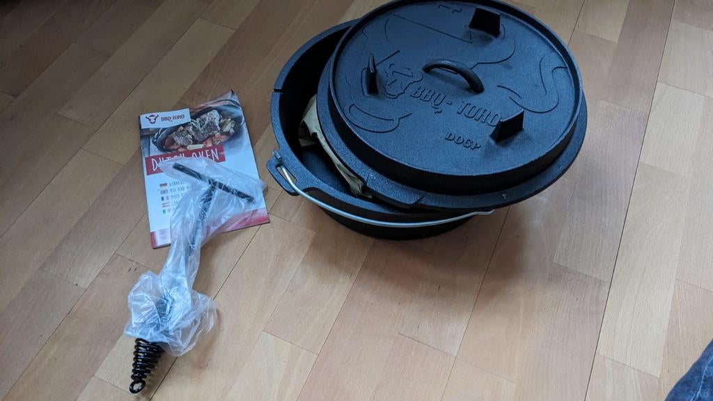 Dutch Oven DO6P - nooit gebruikt, Ophalen, Houtskool, BBQ-Toro, Nieuw