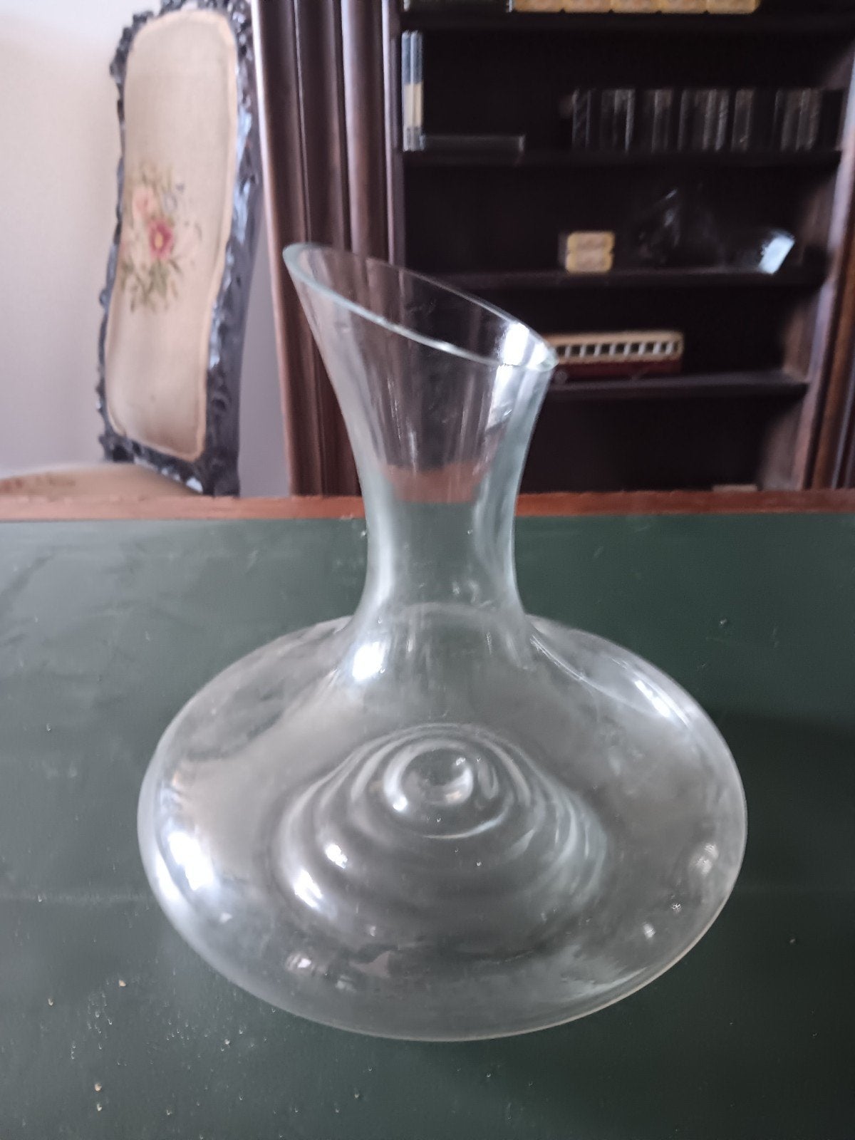 Glazen wijnkaraf / decanteerkaraf 20 cm hoog, Ophalen