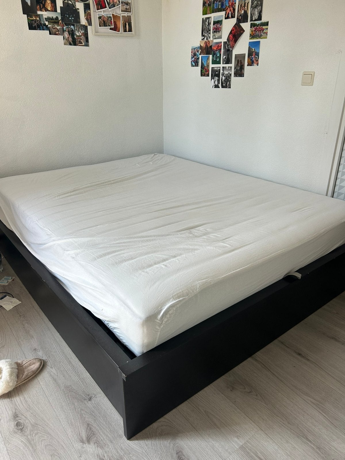 Ikea bed + nieuw matras, Ophalen of Verzenden, Zo goed als nieuw, Eenpersoons, 160 cm
