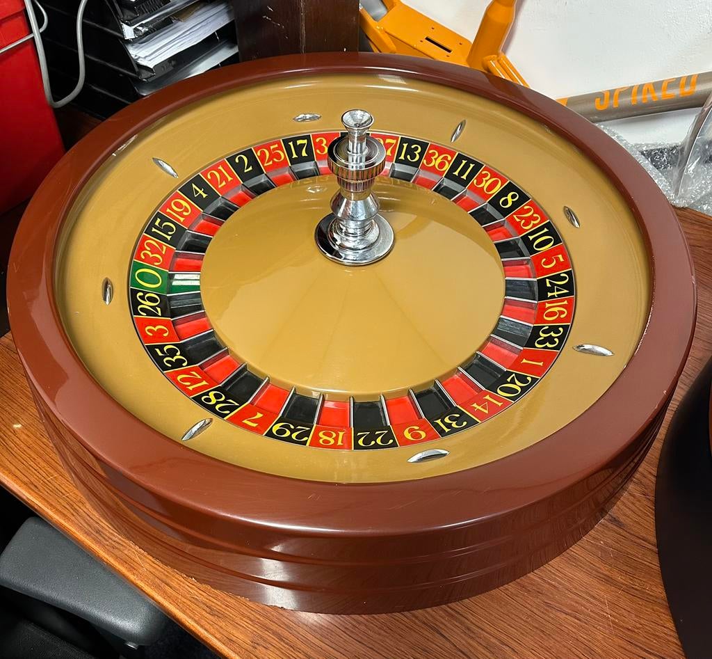 Professioneel Roulette Wiel Roulettewiel 80 CM, Ophalen, Gebruikt, Versiering