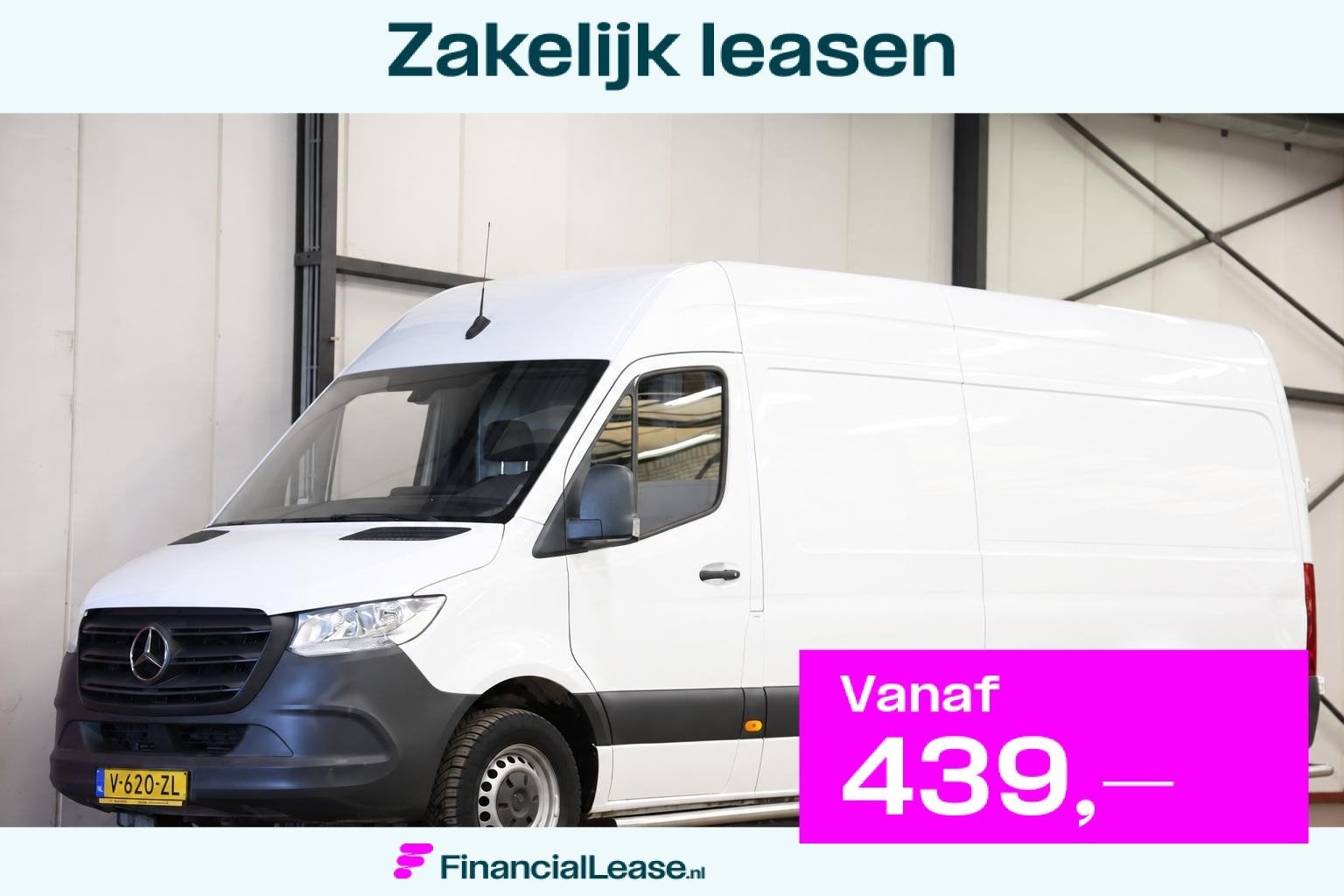 Mercedes-Benz Sprinter 2.2 CDI L3H2 AUTOMAAT POST NL SCHAPPE, Gebruikt, Euro 6, 4 cilinders, Wit