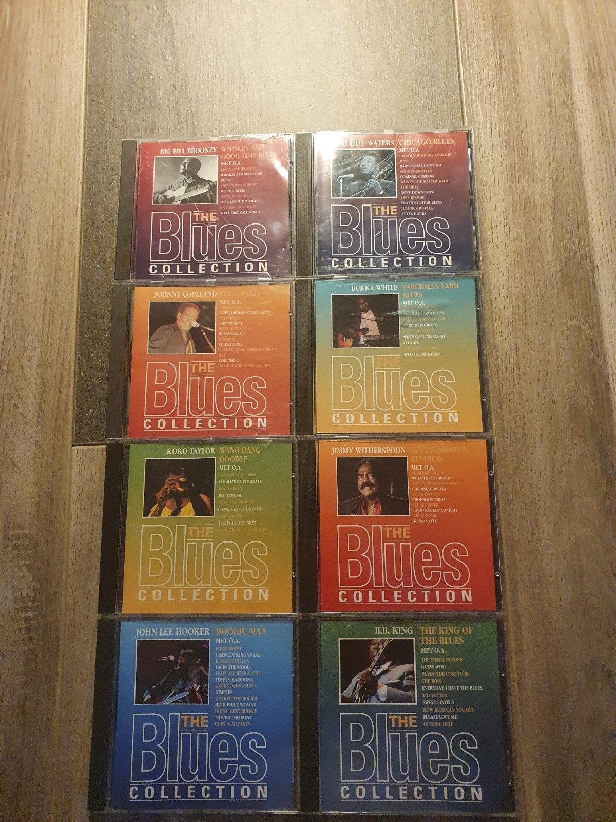 8x cds the blues collection, Ophalen of Verzenden, Zo goed als nieuw, Jazz en Blues