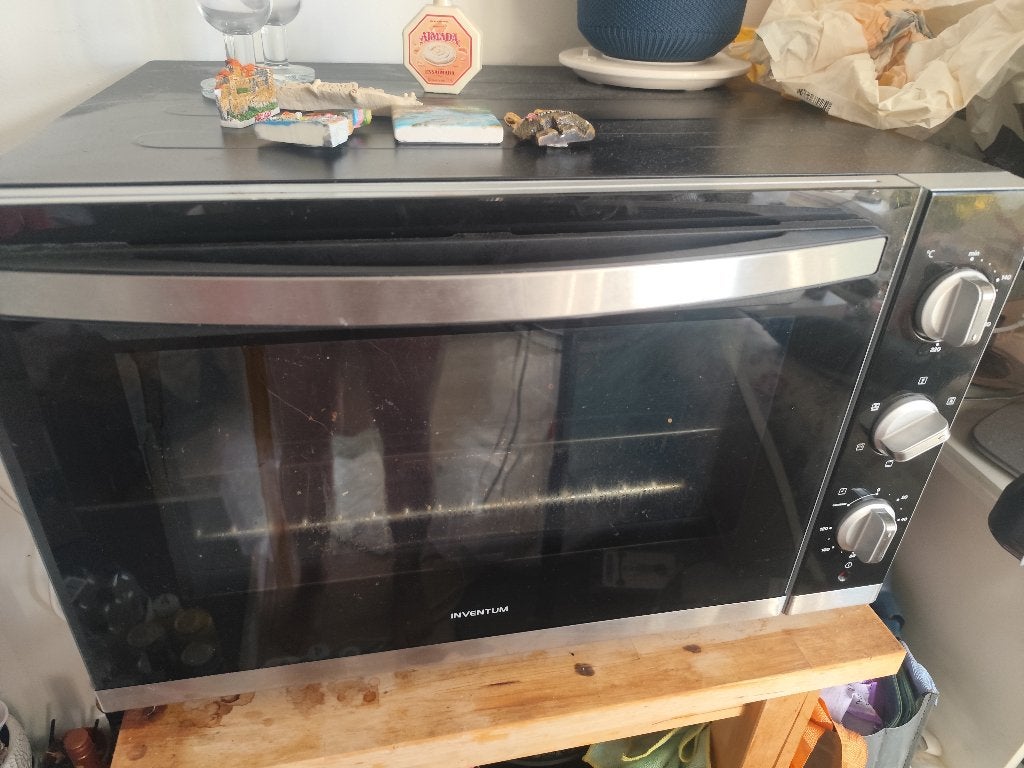 Inventum oven, Witgoed en Apparatuur, Ovens, Ophalen, Minder dan 45 cm, Gebruikt, Oven