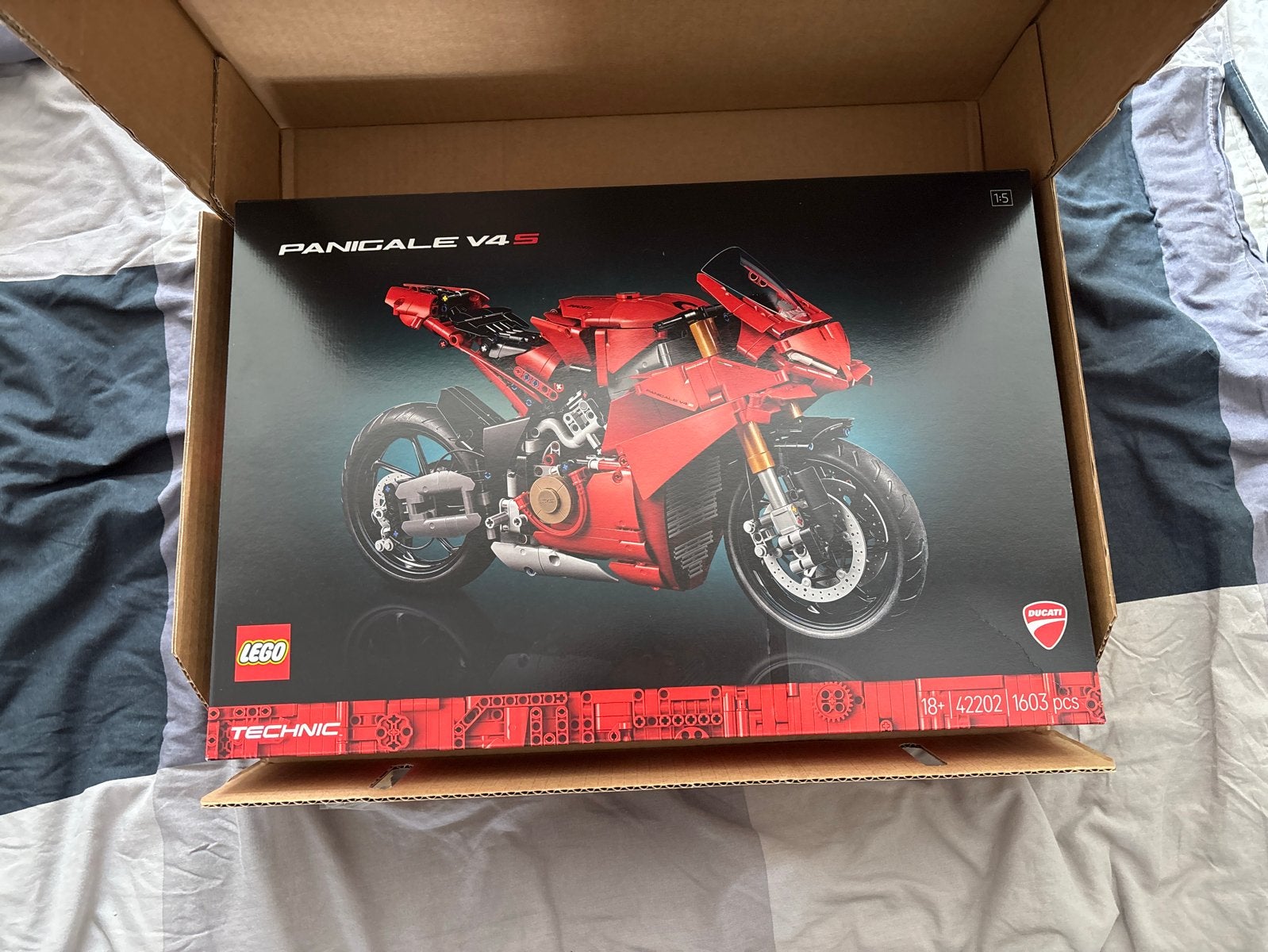 LEGO Technic Ducati Panigale V4 S (42202) - Nieuw in doos, Ophalen of Verzenden, Nieuw, Overige merken