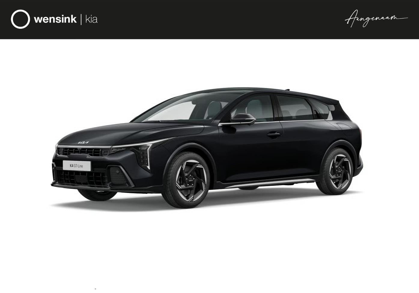Kia K4 1.0 T-GDi MHEV GT-Line Launch Edition | Full LED-kopl, Auto's, Automatische klimaatregeling, Zwart, 1365 kg, Bedrijf