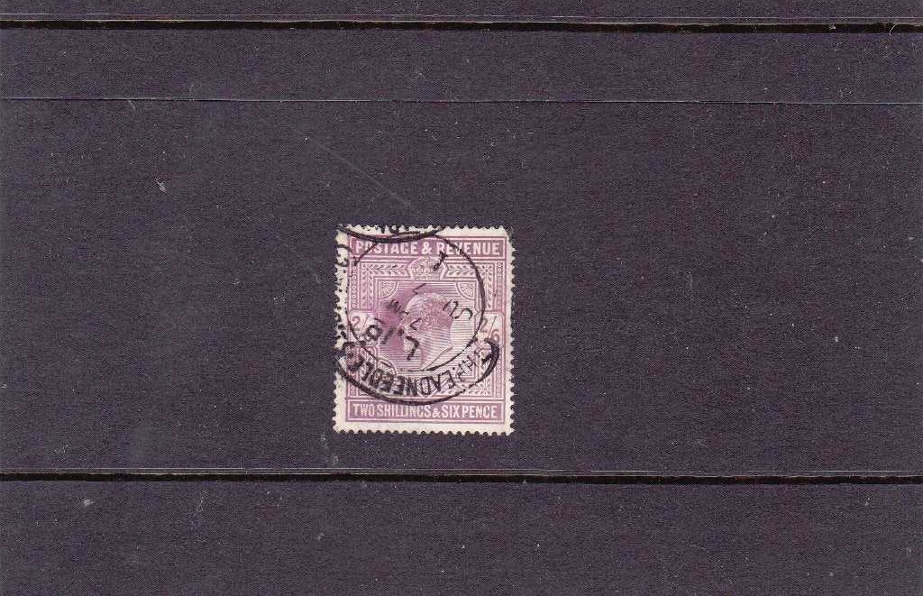 Engeland Mi. 115 a SH 2/6 Edward 1902 (S471,793), Postzegels en Munten, Verzenden, Gestempeld