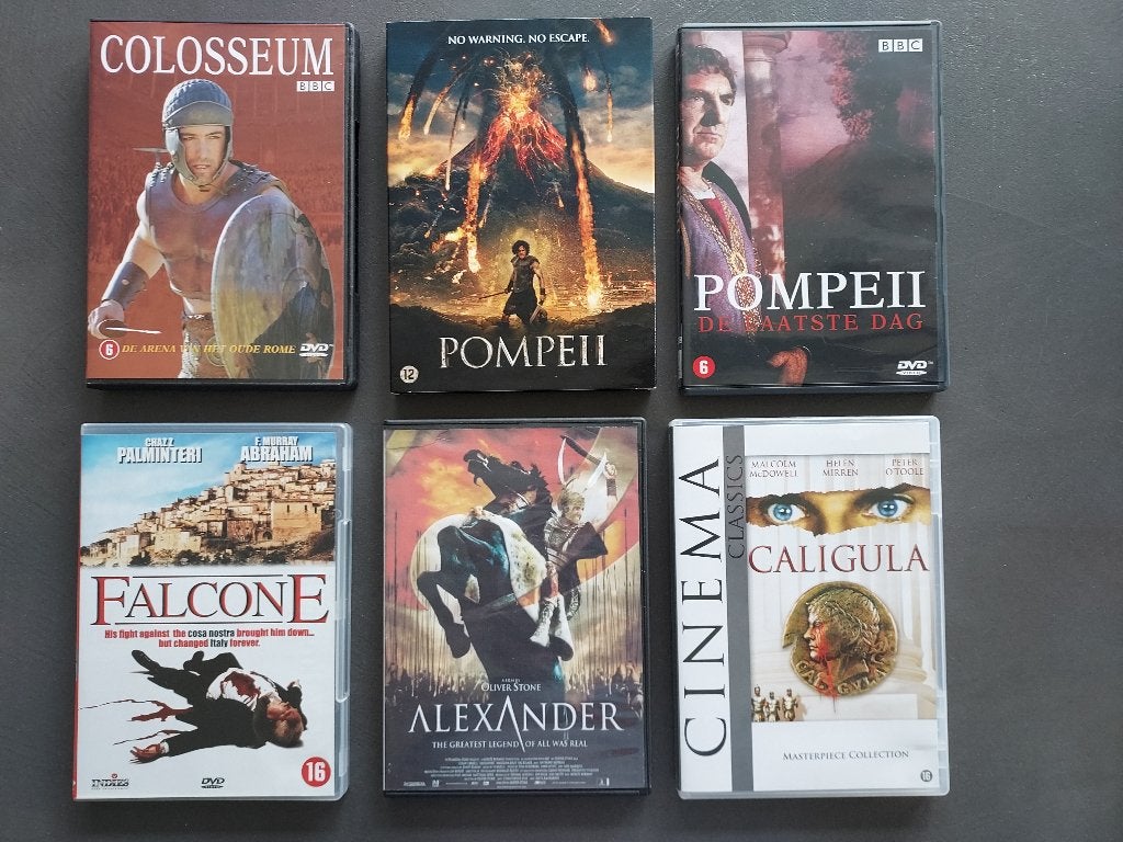 DVD's Italiaanse geschiedenis (6 stuks), Alle leeftijden, Ophalen, Zo goed als nieuw, Politiek of Geschiedenis
