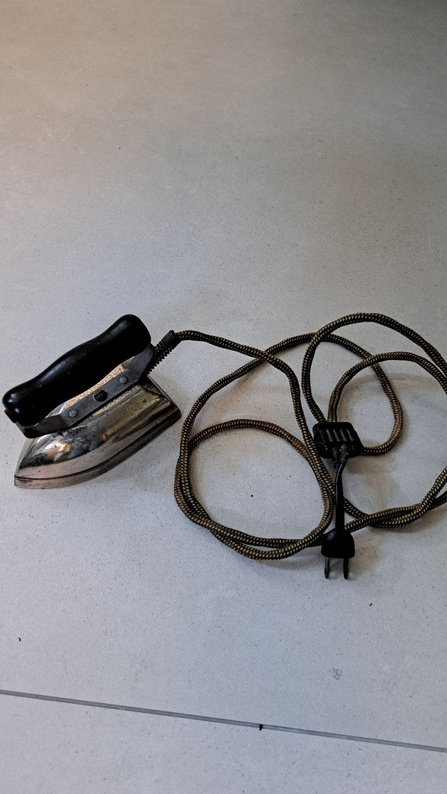 Antiek elektrisch strijkijzer - Boudoir iron, Ophalen of Verzenden