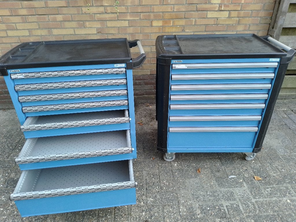 Gereedschapkar Lista 7ldg gereedschapwagen 2st toolbox, Ophalen, Zo goed als nieuw