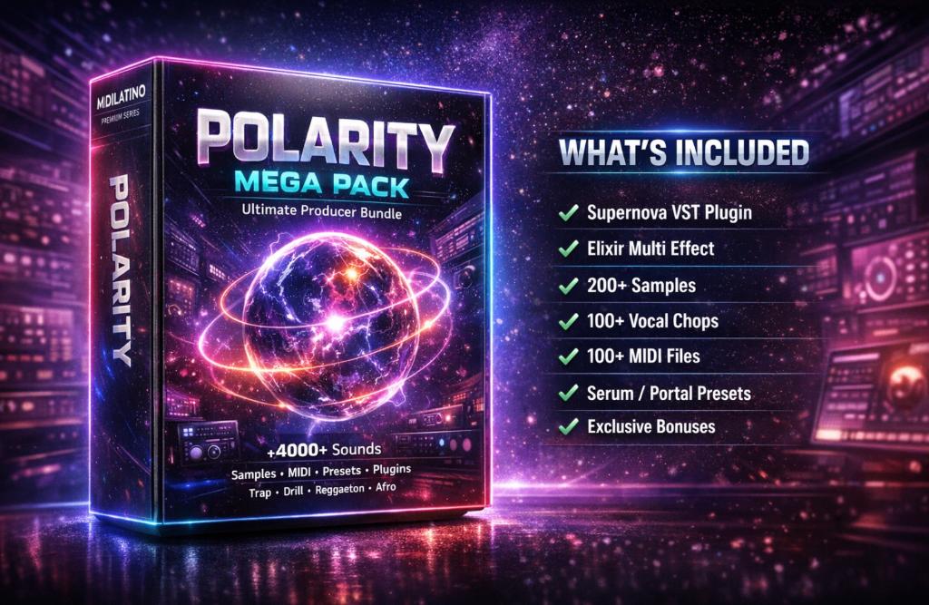 Polarity Mega Pack – Midilatino (Complete Producer Bundle), Computers en Software, Ophalen, Nieuw, MacOS