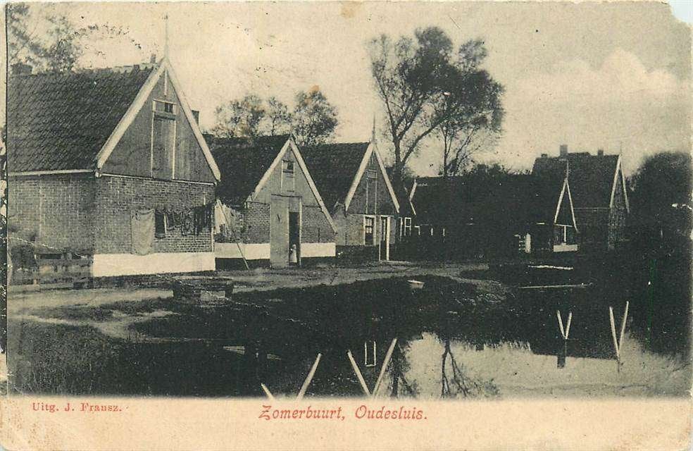 304-240-029 Oudesluis Zomerbuurt, Verzenden, Voor 1920, Noord-Holland