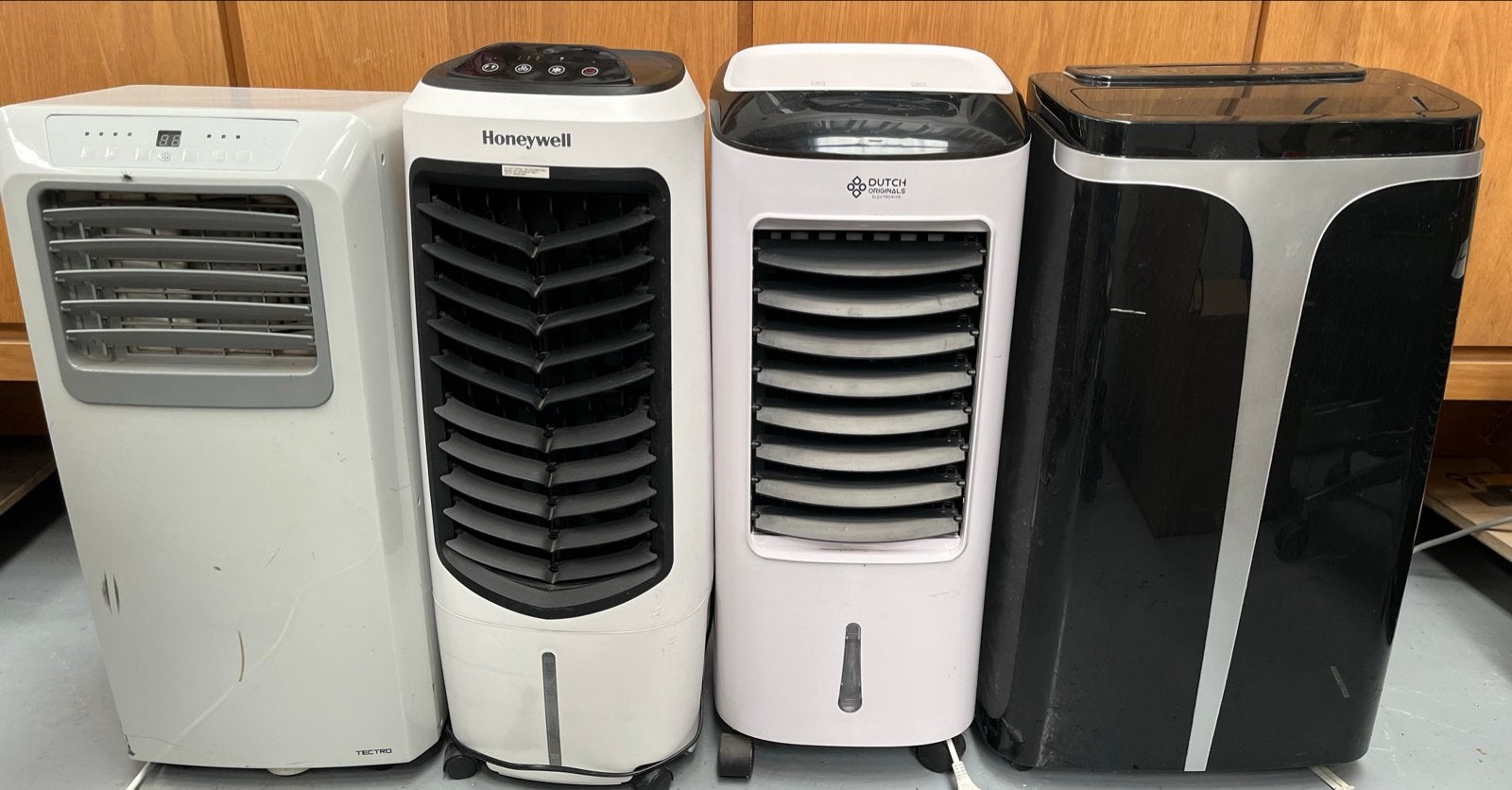 Diverse mobiele airco's en ventilatoren, Ophalen, Gebruikt, Minder dan 60 m³, 3 snelheden of meer