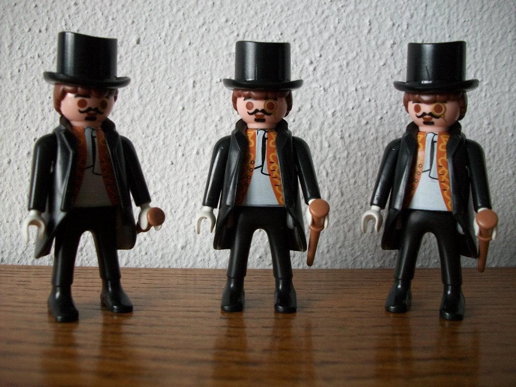 Heer met monocle / professor, elitair, hoge stand, deftig, Ophalen of Verzenden, Nieuw, Complete set, Figuren