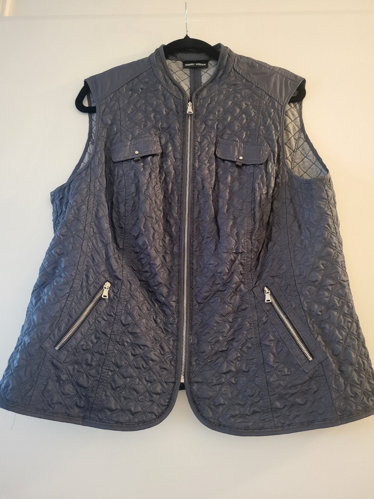 Gerry Weber gewatteerd vest - Maat 42/44 (L), Kleding | Dames, Bodywarmers, Blauw, Maat 42/44 (L), Ophalen of Verzenden, Zo goed als nieuw