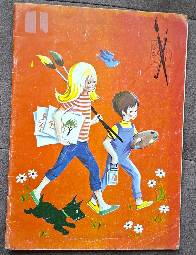 Vintage kleurboek, Ophalen of Verzenden