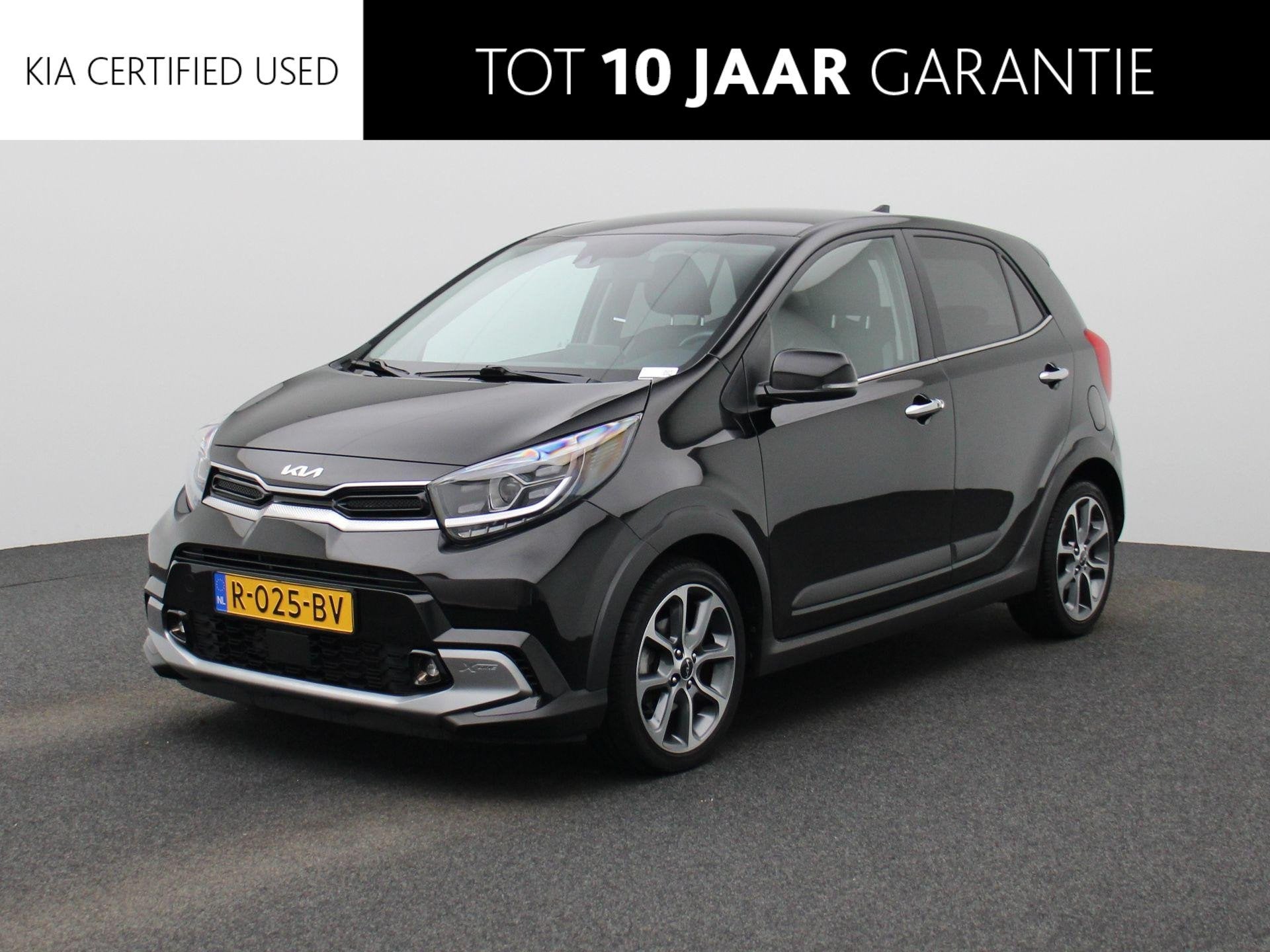 Kia Picanto 1.0 T-GDi X-Line 5p | 100 pk! | Camera | Cruise, Auto's, 101 pk, Gebruikt, Zwart, Origineel Nederlands
