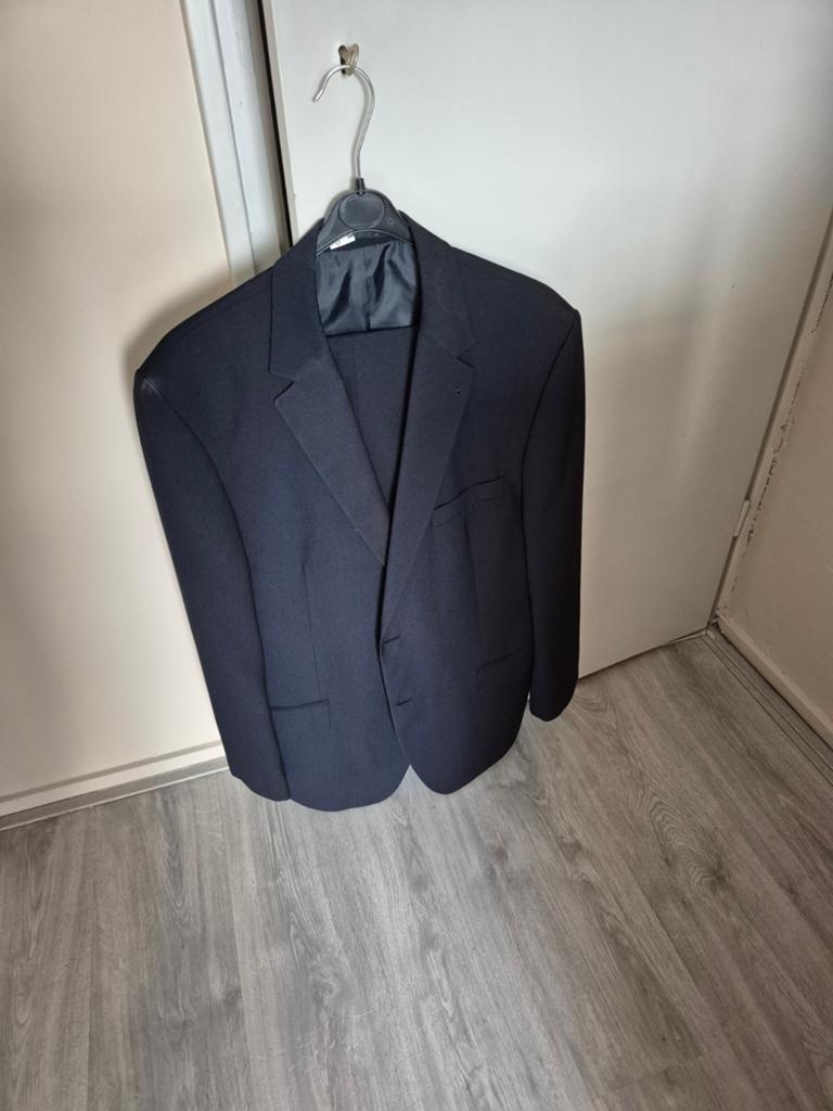CANDA 2-delig trouwpak - Donkerblauw, Blauw, Maat 56/58 (XL), Ophalen of Verzenden, Zo goed als nieuw