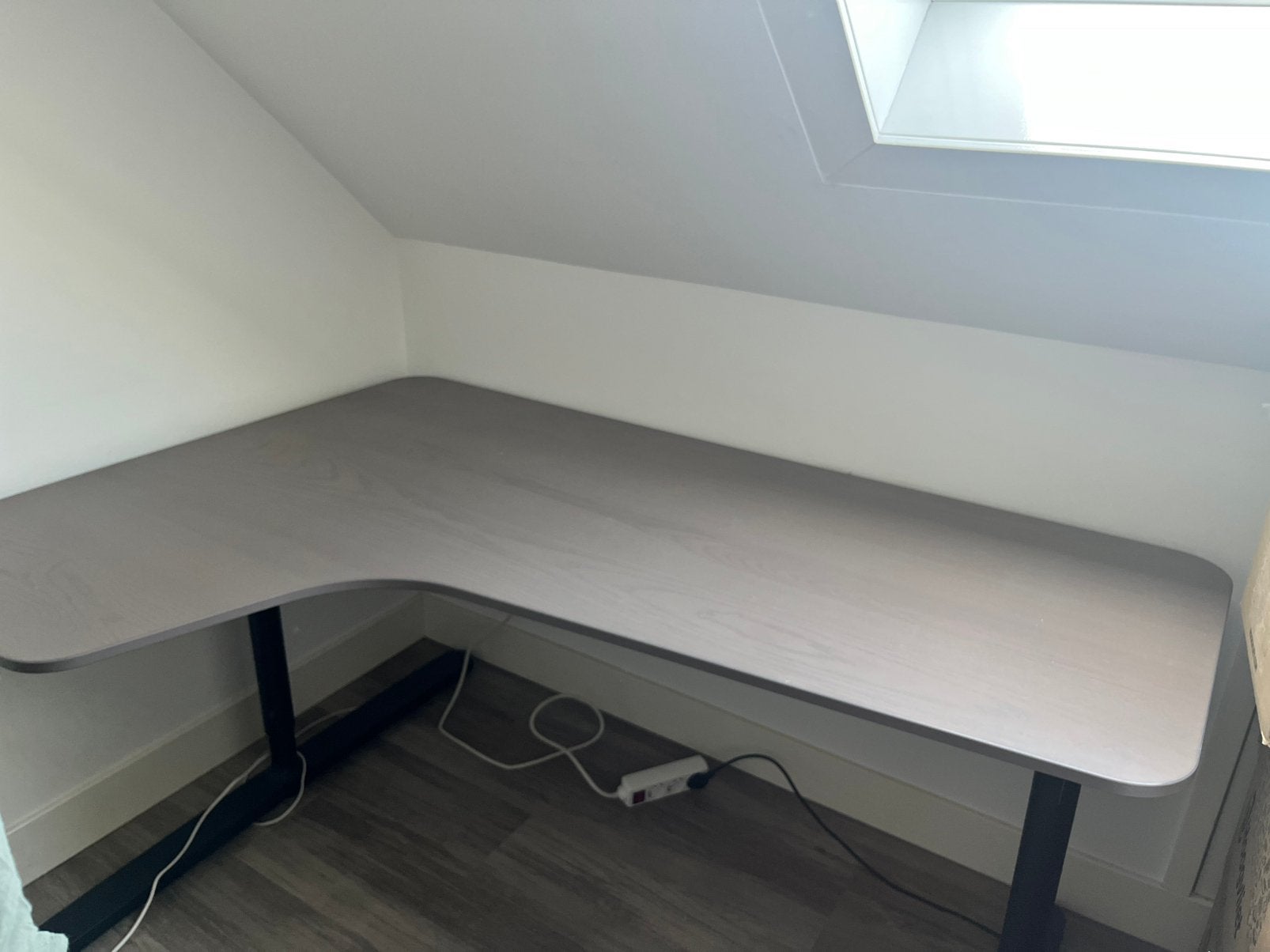 Hoekbureau Bekant Ikea Grijs-zwart, Ophalen, Gebruikt, IKEA, Hoekbureau