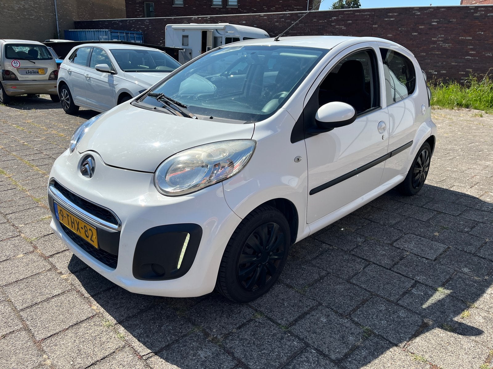 Citroën C1 1.0i Airco Led 5 Deurs, Auto's, Voorwielaandrijving, Euro 5, Stof, Zwart