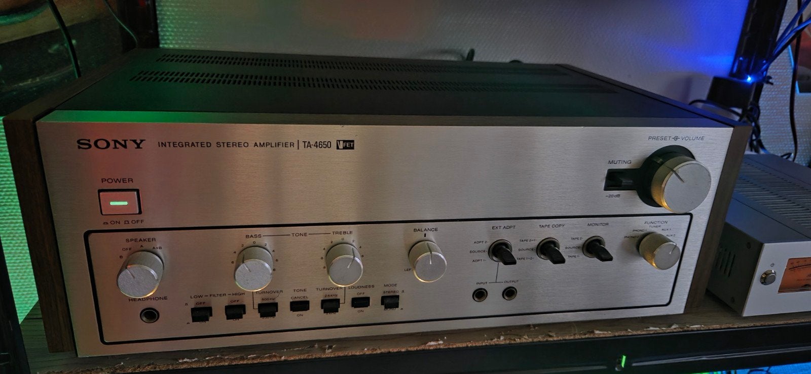 Sony TA-4650 – Legendarische VFET Versterker, Ophalen, Refurbished, Sony, Minder dan 60 watt