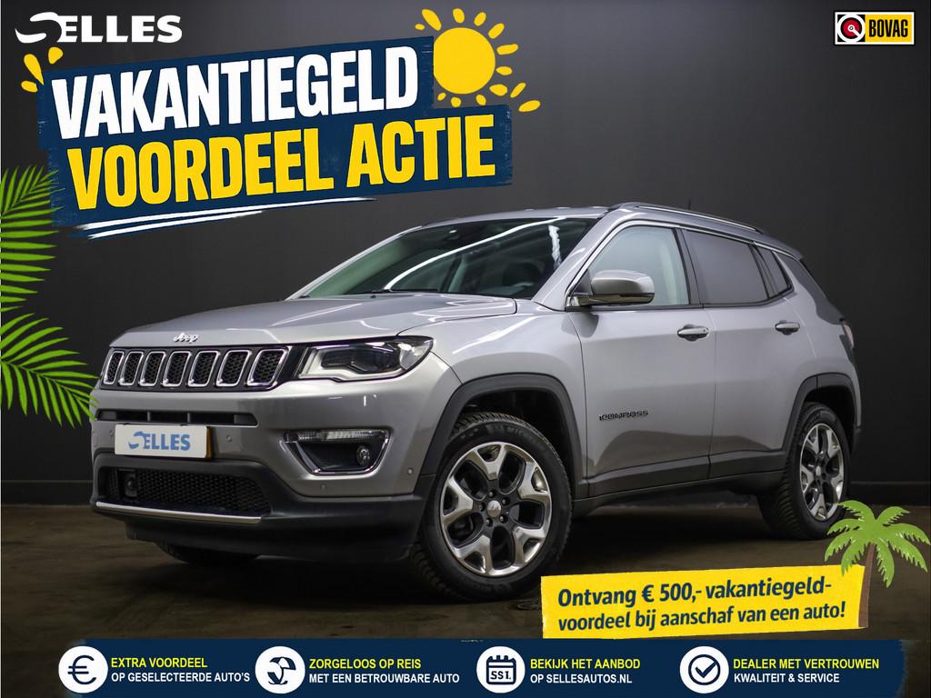 Jeep Compass 1.4 MultiAir Limited 4x4 | Trekhaak | Airco | C, Auto's, Automaat, 450 kg, Gebruikt, 4 cilinders