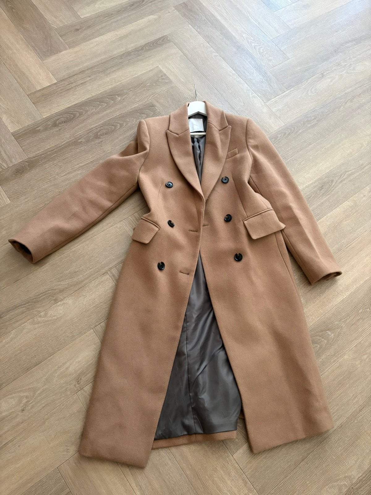 Mango mantel, Kleding | Dames, Jassen | Winter, Verzenden, Zo goed als nieuw, Zwart