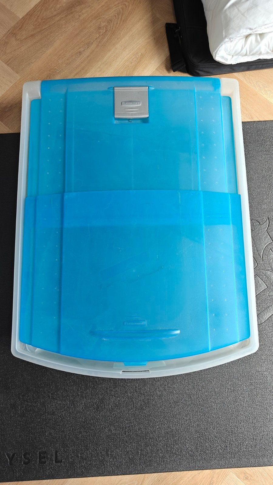4 stuks Curver opbergbox voor onder het bed, Ophalen, Kunststof, Gebruikt, 50 tot 100 cm