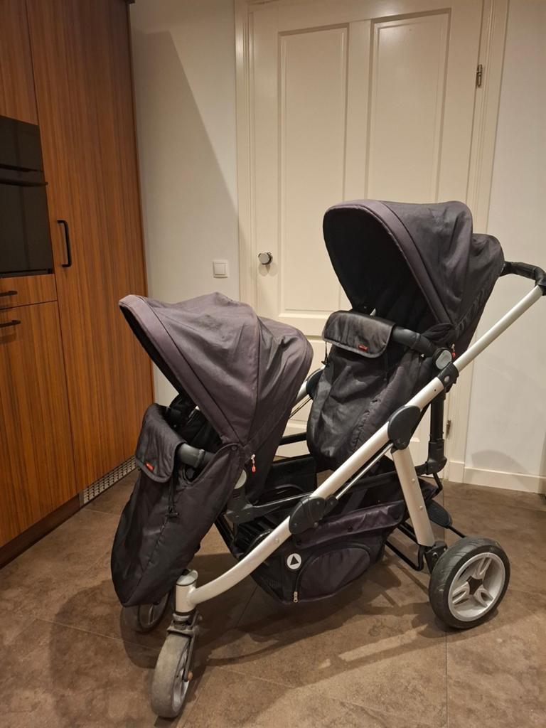 Tweelingwagen topmark, Ophalen of Verzenden, Kinderwagen of Buggy