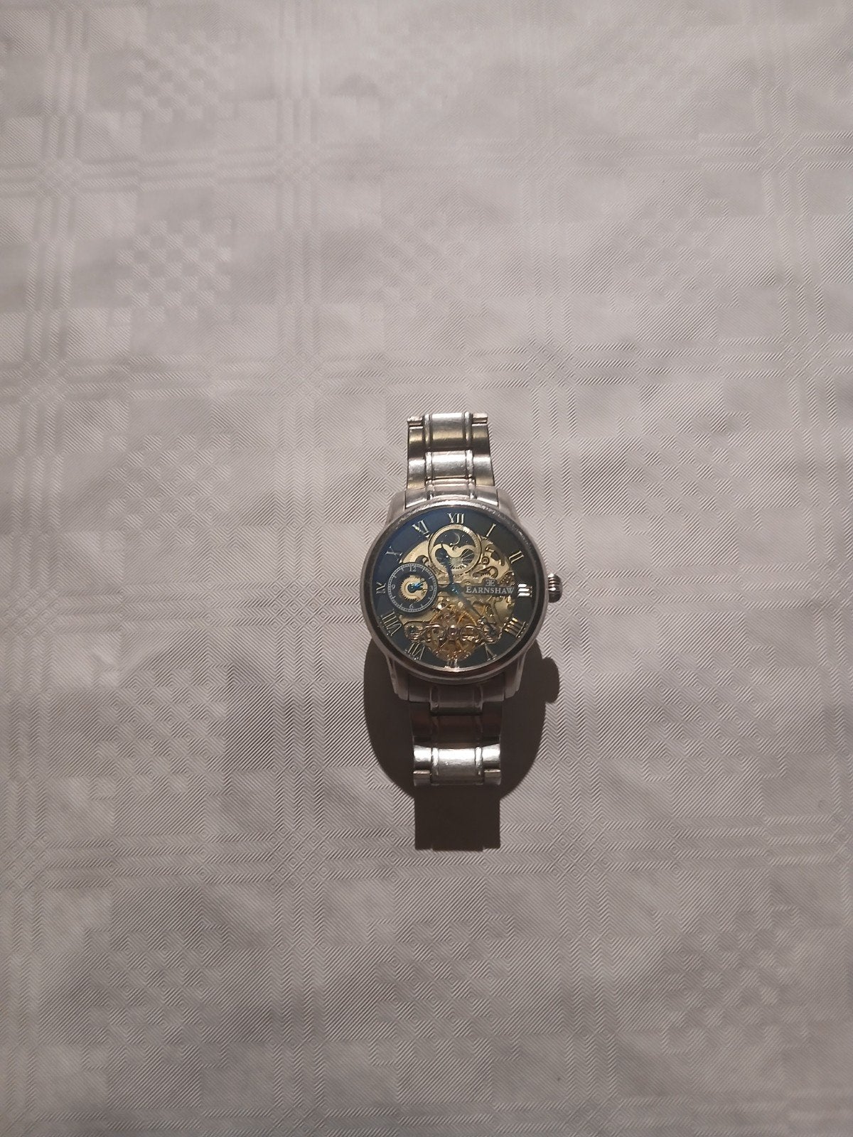 Earnshaw Horloge - Automatisch, Zilverkleurig, Heren, Staal, Staal, Polshorloge, Zo goed als nieuw