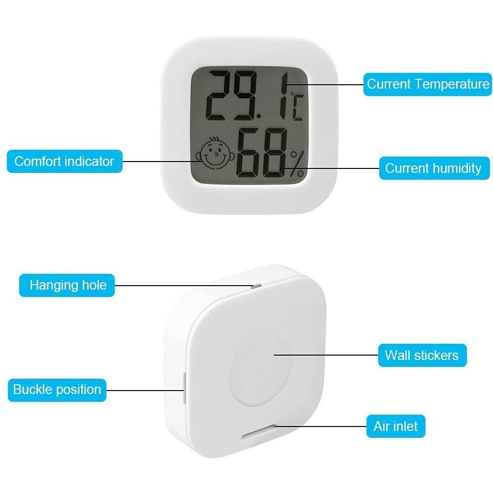 2x Hygrometer - Weerstation - Luchtvochtigheidsmeter, Ophalen of Verzenden, Nieuw, Binnenthermometer