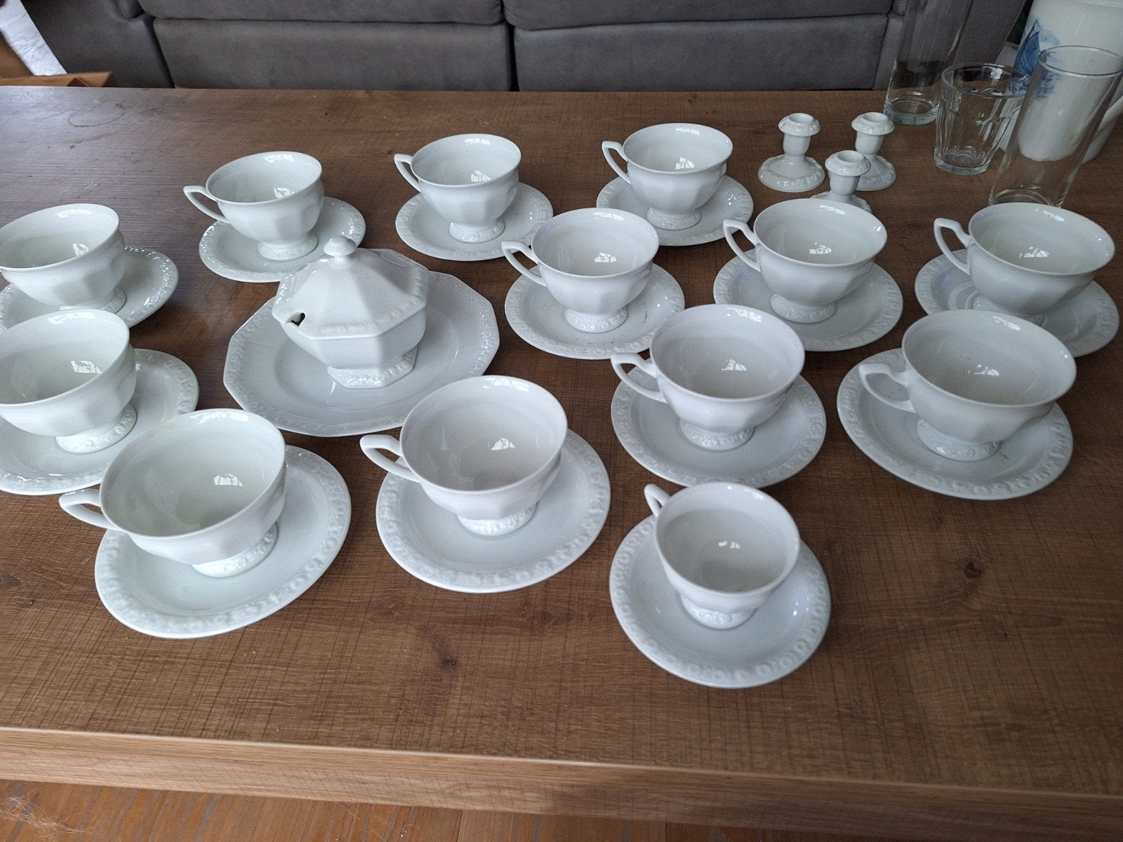 Rosenthal Classic Rose wit porseleinen servies set, Ophalen