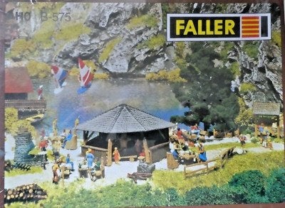 FALLER B-575: bouwpakket overdekte barbecueplaats, Overige merken, Wisselstroom, Overige typen, Nieuw