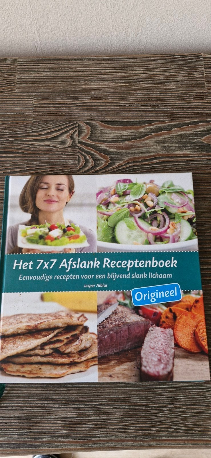 Het 7x7 Afslank Receptenboek - Origineel, Ophalen of Verzenden, Zo goed als nieuw, Dieet en Voeding, Jasper Alblas