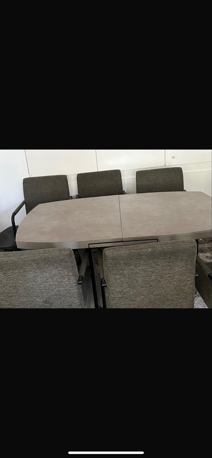 Uitschuifbare eettafel, Ophalen, Gebruikt, 100 tot 150 cm, Vijf personen of meer