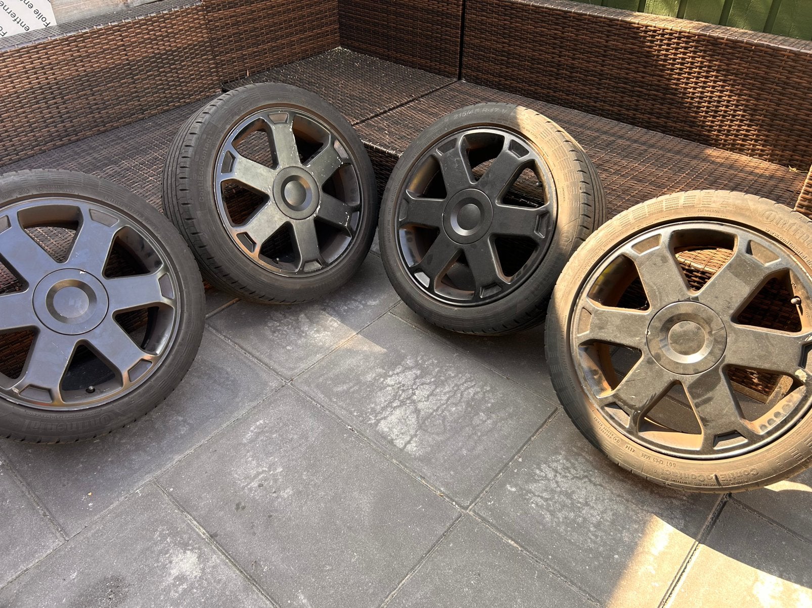 Originele zwarte Audi avus a3 s3 velgen, Ophalen of Verzenden, Nieuw, Audi