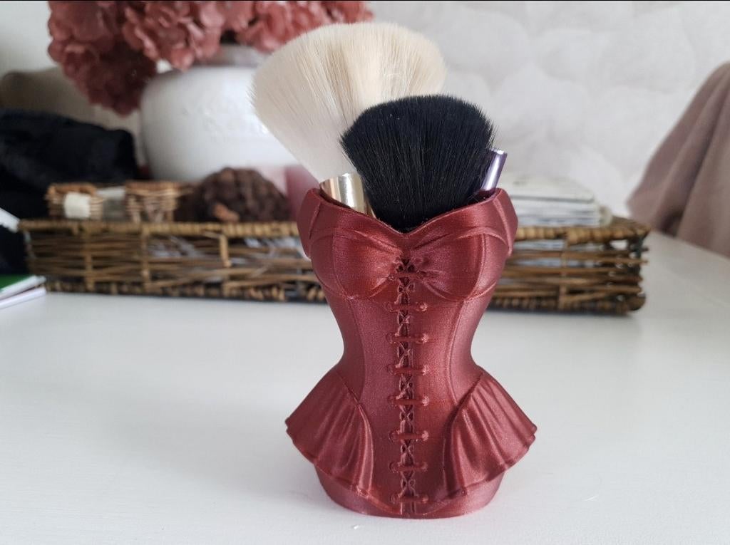 Vintage Korset Make-up houder organizer (11cm) moederdag, Ophalen of Verzenden