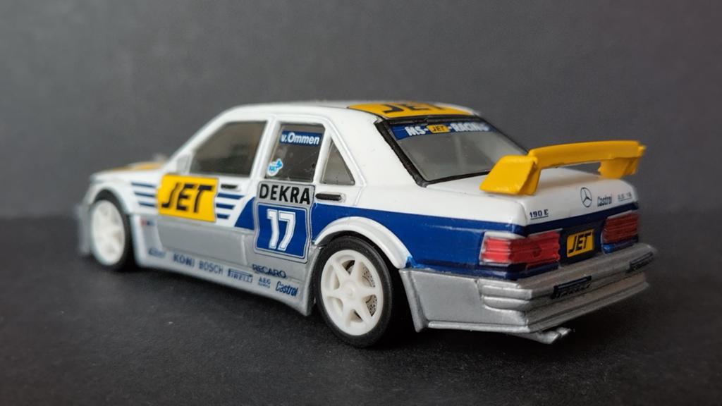 Mercedes Benz 190 Evo DTM Jet Van Ommen Minichamps Pol, Auto, Verzenden, Minichamps@pma.de, Zo goed als nieuw
