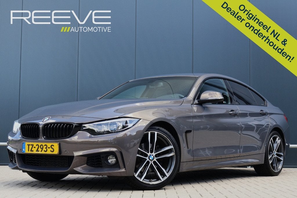 BMW 4 Serie Gran Coupé 418i High Executive M Sport LCI | Au, Auto's, BMW, Gebruikt, Met garantie (alle), Bedrijf, 3 cilinders
