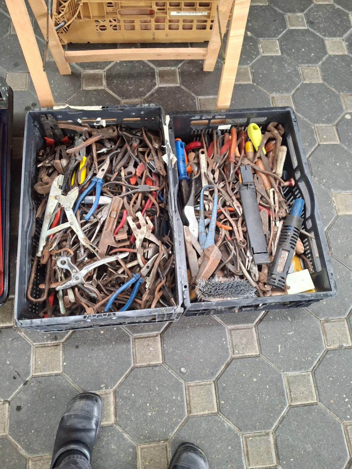 gereedschap, Ophalen