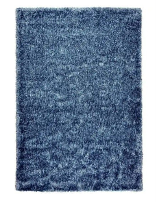 vloerkleed Botero blauw 160x230 hoogpolig zacht nieuw!, Kwaliteit stijlvol comfortabel zacht warm gezellig, Blauw, 150 tot 200 cm