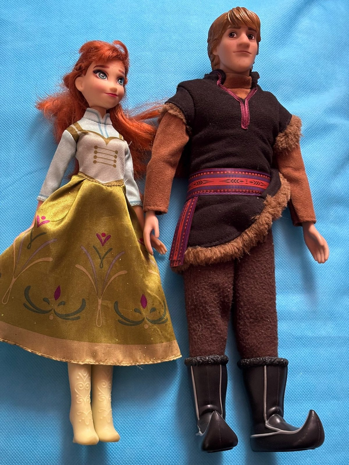 Anna en Kristoff Frozen poppen set, Kinderen en Baby's, Speelgoed | Poppen, Ophalen of Verzenden, Gebruikt, Overige typen