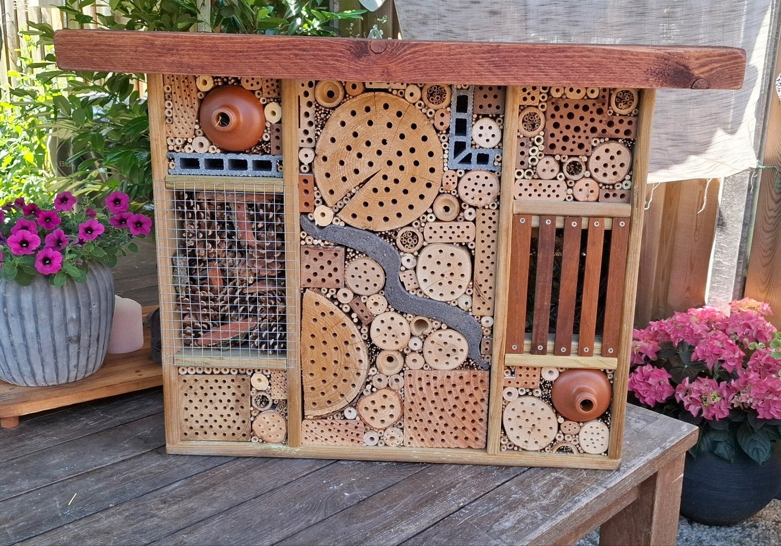 Wilde bijen hotel insectenhotel vlinderkast, Ophalen of Verzenden