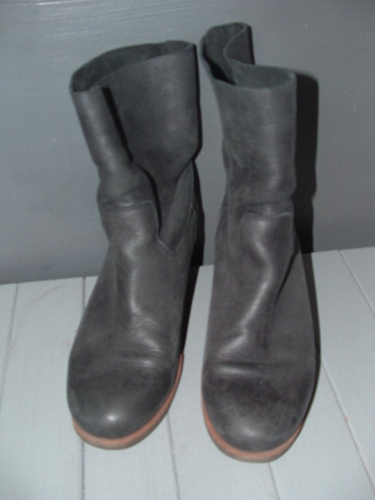 Shabbies Amsterdam zwart leren enkellaars boots maat 39, Shabbies Amsterdam, Zwart, Lage of Enkellaarzen, Ophalen of Verzenden