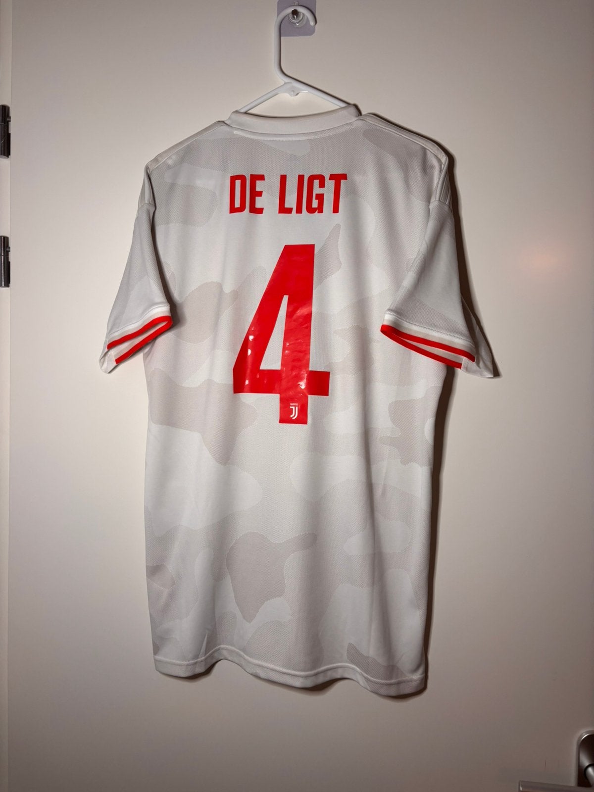 Juventus 2019/2020 Matthijs De Ligt #4 Adidas L, Maat L, Verzenden, Zo goed als nieuw, Shirt
