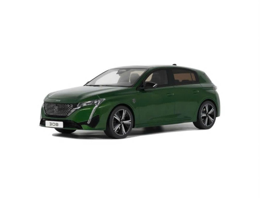 Peugeot 308 GT Olijf Groen 2022 1/18 OTTO MOBILE Ref. OT458