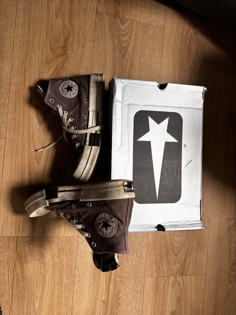 Rick Owens en Converse 39 (24,5), Kleding | Dames, Overige kleuren, Overige typen, Ophalen of Verzenden, Zo goed als nieuw