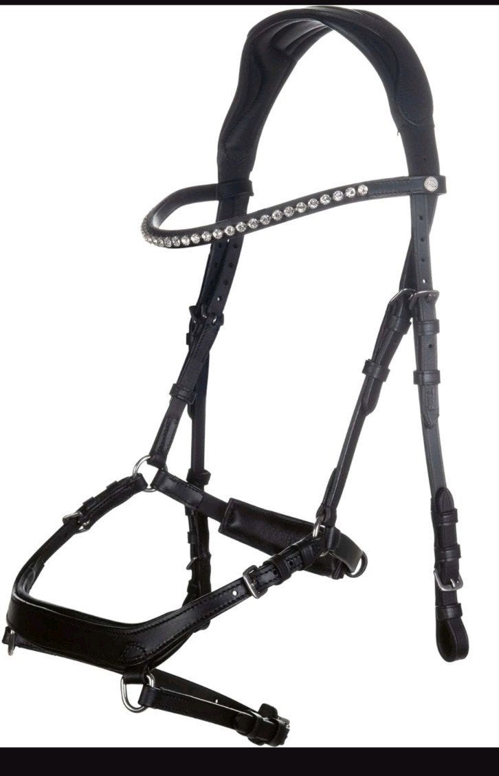 HKM trenshoofstel Pro Anatomic, Hoofdstel, Ophalen of Verzenden, Cob, Inclusief teugels
