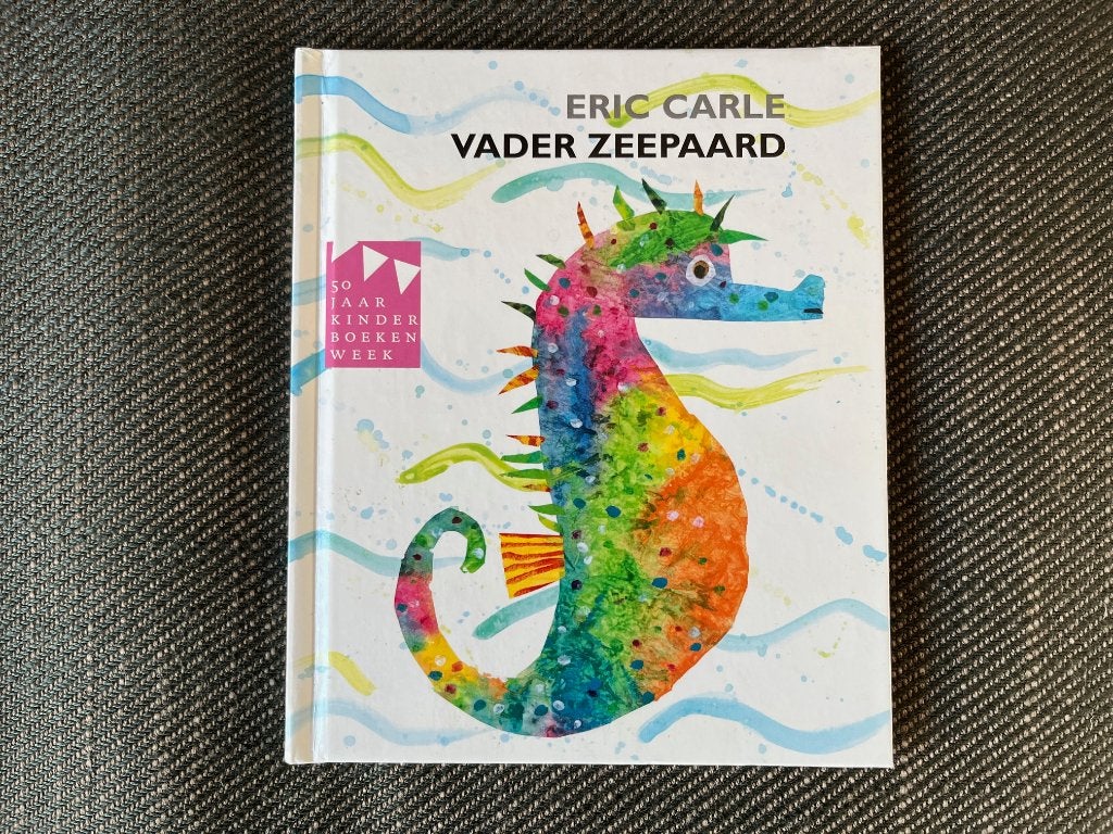 Eric Carle - Vader zeepaard. (Hardcover), Fictie algemeen, Ophalen of Verzenden, Zo goed als nieuw, Voorleesboek