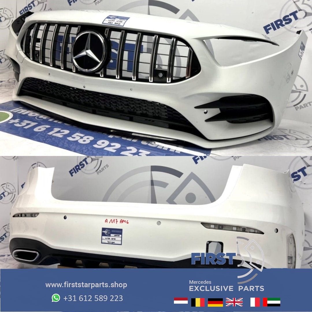 W177 AMG PAKKET Origineel Mercedes A Klasse 2022 BUMPERS WIT, Auto-onderdelen, Gebruikt, -, Ophalen of Verzenden, Bumper